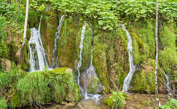 Waterfall Plitvice Lakes Croatia